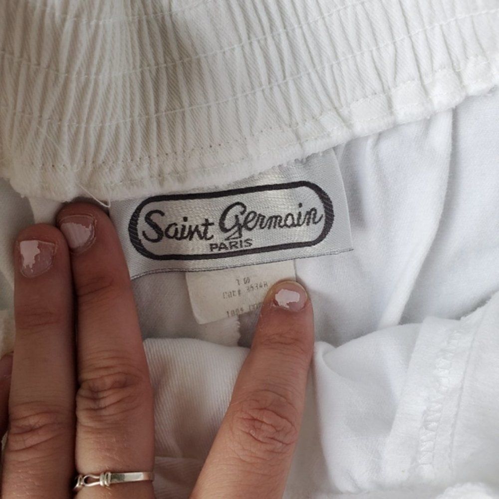 💍Vintage Saint Germain Paris High Waisted shorts - Picture 2 of 8
